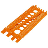 Regleta de 22cm medidoa de tuecas y tonillos tupe